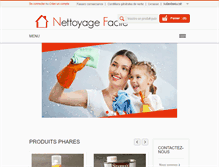Tablet Screenshot of nettoyage-facile.com